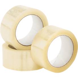 Ruban adhésif d’emballage Classic, l. 50 x  L 66 m, transparent, 36 rouleaux