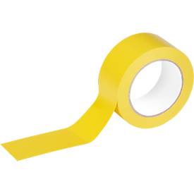Ruban de marquage DURALINE BASIC - PVC souple - 50 mm x 33 m - intérieur - autocollant - détachable - jaune