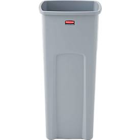 Rubbermaid Abfallbehälter Untouchable®, ohne Recycling-Logo, 87 Liter, grau