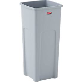 Rubbermaid Abfallbehälter Untouchable®, ohne Recycling-Logo, 87 Liter, grau