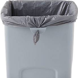 Rubbermaid Abfallbehälter Untouchable®, ohne Recycling-Logo, 87 Liter, grau