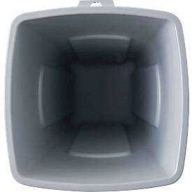 Rubbermaid Abfallbehälter Untouchable®, ohne Recycling-Logo, 87 Liter, grau