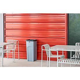Rubbermaid Abfallbehälter Untouchable®, ohne Recycling-Logo, 87 Liter, grau