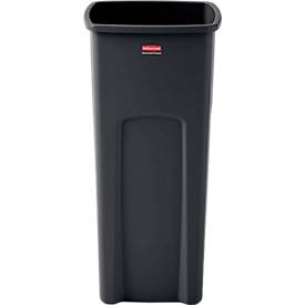 Rubbermaid Abfallbehälter Untouchable®, ohne Recycling-Logo, 87 Liter, schwarz