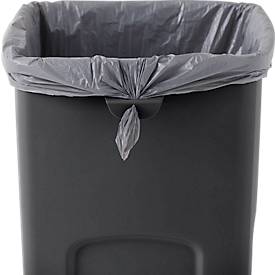 Rubbermaid Abfallbehälter Untouchable®, ohne Recycling-Logo, 87 Liter, schwarz