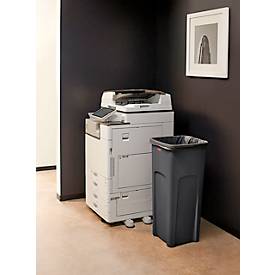 Rubbermaid Abfallbehälter Untouchable®, ohne Recycling-Logo, 87 Liter, schwarz