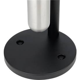 Rubbermaid Standascher Infinity, Vollmetall, mit 4,9 L Inneneimer, für Außenbereich