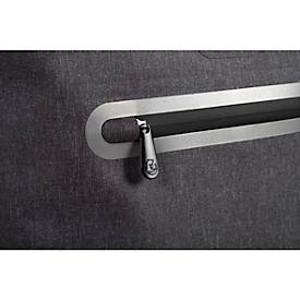 Rucksack Exacompta Exactive Young, für Laptops bis 15,6'', wasserdicht, B 330 x T 140 x H 480 mm, Polyurethan, grau