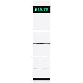 Rückenschild LEITZ®, Rückenbreite 50 mm, selbstklebend, 10 Stück, grau