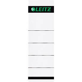 Rückenschild LEITZ®, Rückenbreite 80 mm, selbstklebend, 10 Stück, grau