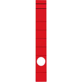 Rückenschild, Rückenbreite 39 mm, selbstklebend, 10 Stück, rot