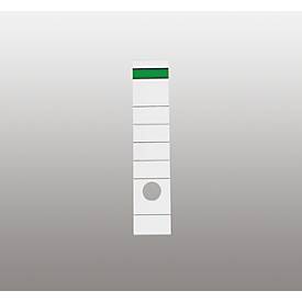 Rückenschild, Rückenbreite 60 mm, selbstklebend, 10 Stück, weiß