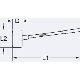 Rückschlagfreier Schonhammer, XL, 5500g