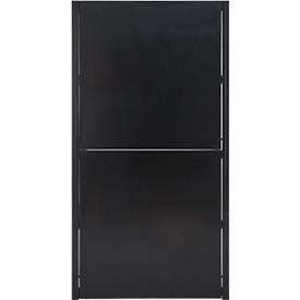 Rückwand-Element für Grundregal/Anbauregal ORDO Business, multifunktional, magnethaftend, B 1250 x H 1000 mm, Stahl, tiefschwarz matt RAL 9005