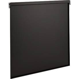 Rückwand-Element für Grundregal/Anbauregal ORDO Business, multifunktional, magnethaftend, B 1250 x H 1250 mm, Stahl, tiefschwarz matt RAL 9005