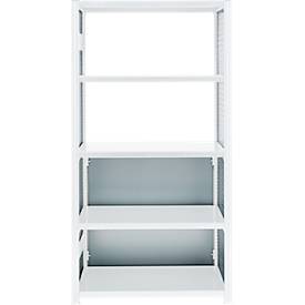 Rückwand-Element für Grundregal/Anbauregal ORDO Industry, multifunktional, magnethaftend, B 950 x H 1000 mm, Stahl, verzinkt