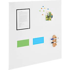 Rückwand-Element für Grundregal/Anbauregal ORDO Professional, multifunktional, magnethaftend, B 1000 x H 1250 mm, Stahl, verkehrsweiß RAL 9016