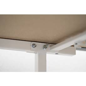 Ruheraum-Liege, 2000 x 700 x 500 mm, schwarz