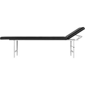 Ruheraum-Liege, 2000 x 700 x 500 mm, schwarz