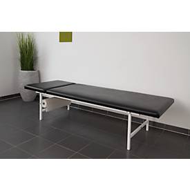 Ruheraum-Liege, nicht klappbar, 2000 x 700 x 500 mm, schwarz