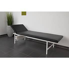 Ruheraum-Liege, nicht klappbar, 2000 x 700 x 500 mm, schwarz