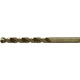 RUKO Spiralbohrer DIN 338 INOX, √ò 2,2 mm, HSS-Co5 Gold, Spitzenwinkel 130¬∞, Spirallänge 27 mm, 10 Stück