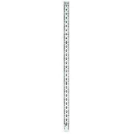 RUMOLD Lineal 323703, 30 cm Edelstahl silber, 0,5 mm-Teilung, mm-Facette beidseitig, Aufhängeloch