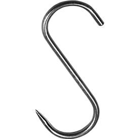 S-Haken, Edelstahl, 5 Stück