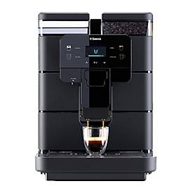 Saeco Machine à café automatique New Royal Black, pour grains, 1400 W, jusqu'à 2,5 l/600 g, bec verseur réglable en hauteur pour 2 tasses, USB, noir