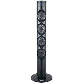 Säulenventilator Dolmen 4, 3 Geschwindigkeiten, 3 Modi, LED-Anzeige, Fernbedienung, 25 W, B 340 x T 340 x H 1170 mm