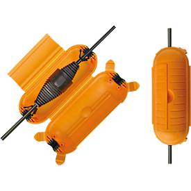 Safe-Box für Kabel, gelb, Schutzklasse IP44, extragroß, für Innen- und Außenbereich