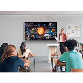 Samsung digitales Flipchart Flip Pro WM85B, 85', UHD-Touch-Display mit 3.840 x 2.160 px, White Grey