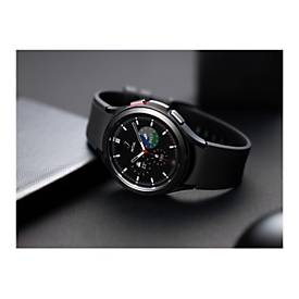 Image of Samsung Galaxy Watch4 Classic - schwarz - intelligente Uhr mit Ridge Sport Band - schwarz - 16 GB