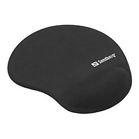 SANDBERG Mauspad mit Handgelenkpolsterkissen