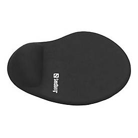 SANDBERG Mauspad mit Handgelenkpolsterkissen