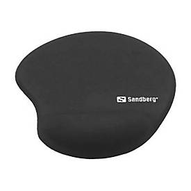 SANDBERG Mauspad mit Handgelenkpolsterkissen