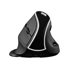 Sandberg Pro - Vertikale Maus - ergonomisch - optisch - 6 Tasten - kabellos