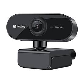 Sandberg USB Webcam Flex - Webcam - Farbe - 2 MP - 1920 x 1080 - 1080p