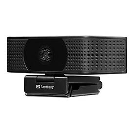 Sandberg USB Webcam Pro Elite 4K UHD - Webcam - Farbe - 8,3 MP - 3840 x 2160 - 1080p, 4K