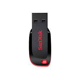 SanDisk Cruzer Blade - USB-Flash-Laufwerk - 16 GB - USB 2.0 - Blau, grün, pink (Packung mit 3)