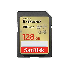 SanDisk Extreme PLUS - Flash-Speicherkarte - 128 GB - UHS-I U3 / Class10 - SDXC UHS-I