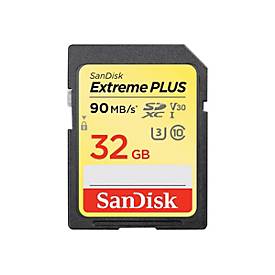 Image of SanDisk Extreme PLUS - Flash-Speicherkarte - 32 GB - SDHC UHS-I