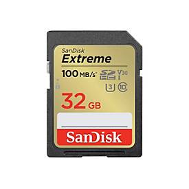 SanDisk Extreme PLUS - Flash-Speicherkarte - 32 GB - UHS-I U3 / Class10 - SDHC UHS-I