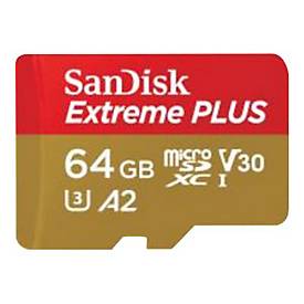 SanDisk Extreme PLUS - Flash-Speicherkarte (microSDXC-an-SD-Adapter inbegriffen)