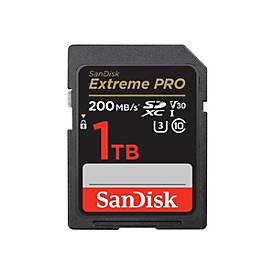 SanDisk Extreme Pro - Flash-Speicherkarte - 1 TB - Video Class V30 / UHS-I U3 / Class10 - SDXC UHS-I