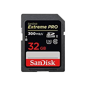 Image of SanDisk Extreme Pro - Flash-Speicherkarte - 32 GB - SDHC UHS-II