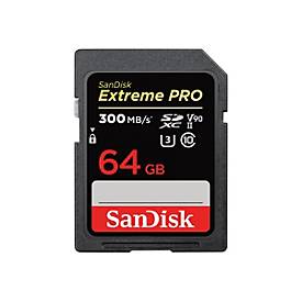 Image of SanDisk Extreme Pro - Flash-Speicherkarte - 64 GB - SDXC UHS-II