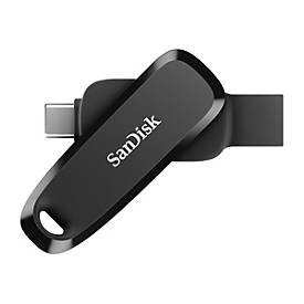 SanDisk Phone - USB-Flash-Laufwerk - 256 GB - USB 3.2 Gen 1 / USB-C - Schwarz