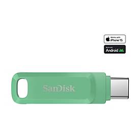 SanDisk Ultra Dual Drive Go - USB-Flash-Laufwerk - 1 TB - USB 3.1 Gen 1 / USB-C - Absinthe Green