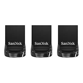Image of SanDisk Ultra Fit - USB-Flash-Laufwerk - 32 GB - USB 3.1 (Packung mit 3)